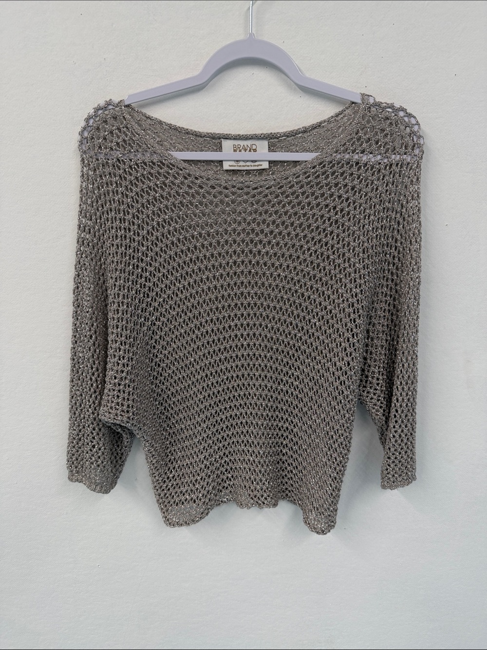 Brand Bazar Knit Mesh Sweater
